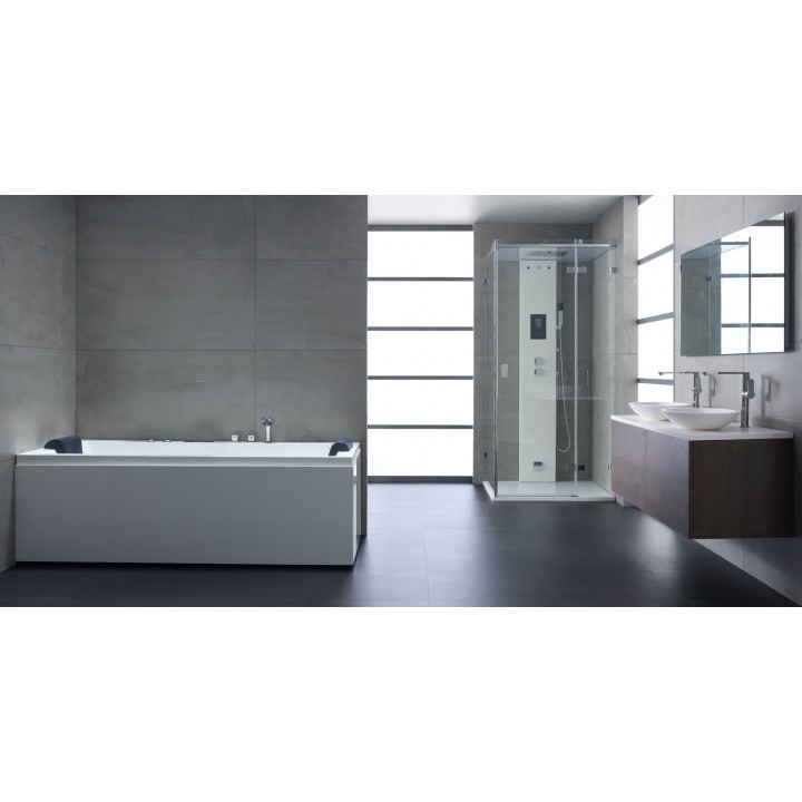 Hydromasážní vana AWT GE123E 188x125