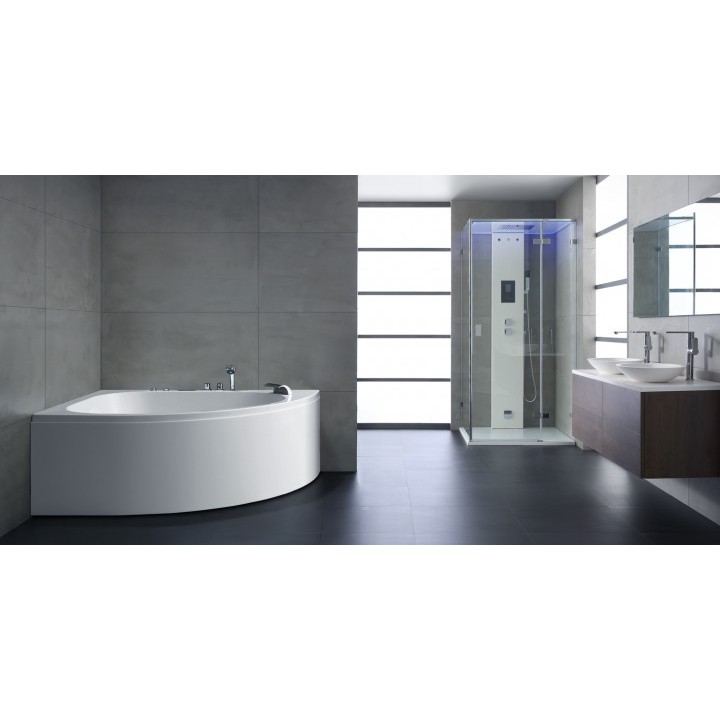 Hydromasážní vana AWT GE101E 180x120 pravá