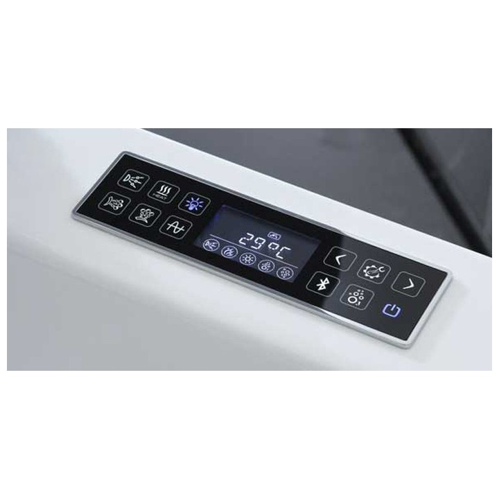 Hydromasážní vana AWT GE101E 180x120 levá