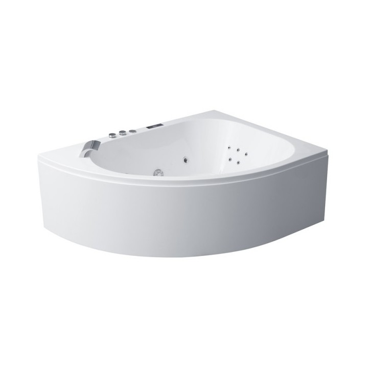 Hydromasážní vana AWT GE118TSL 180x130 pravá (bluetooth, osvětlení trysek)