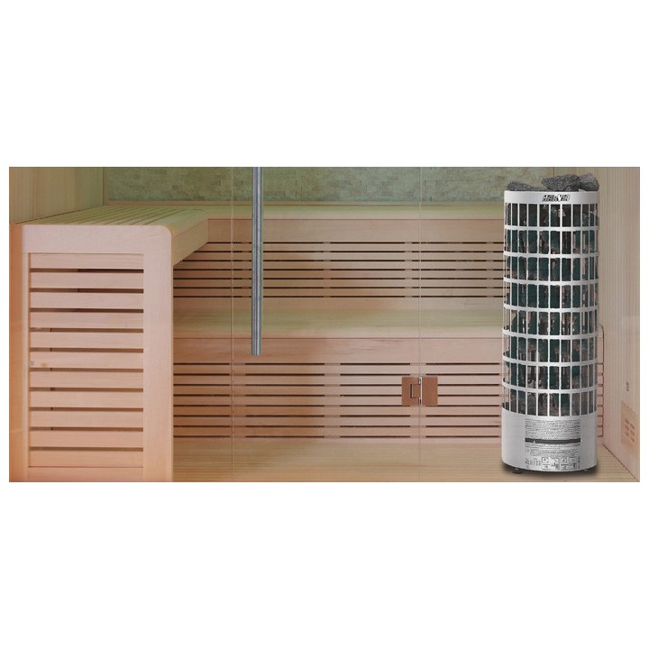 Finská sauna AWT E1402B topol 200x170 9kW Cilindro