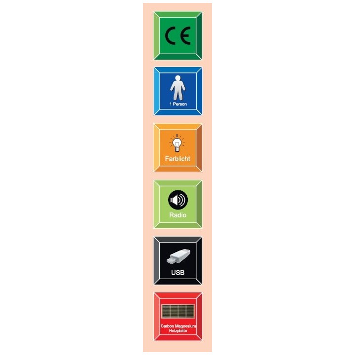 Infračervená sauna DIAMANT 1 99x90x190cm