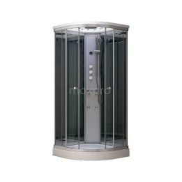 Masážní sprchový box Mocoori Modera šedá verze 100x100x219cm