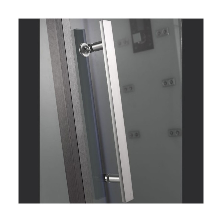 Sprchový masážní box EAGO D989 levá verze s vaničkou 100x100x235