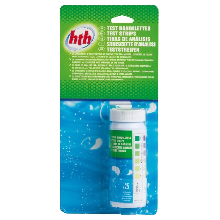 Testovací proužky HTH SPA Chemie (25 ks)