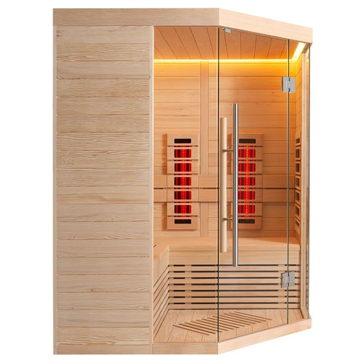Infrakabina EAGO AWT E1251-IR hemlock 150×150 bez kamen