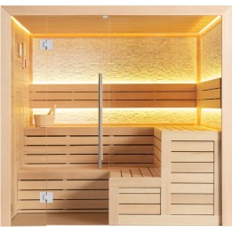 Finská sauna EAGO AWT E1603A hemlock 220×200 bez kamen