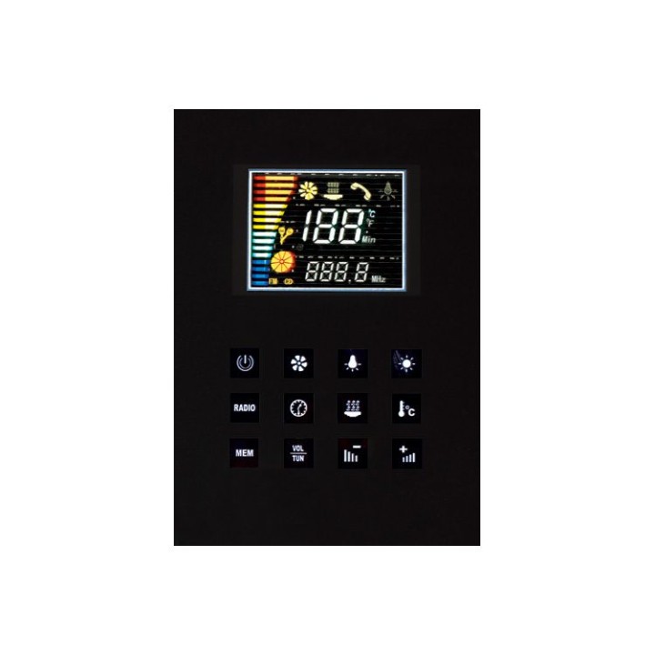 Parní sprchový box EAGO AWT DZ972-1F8 bílý 120×95