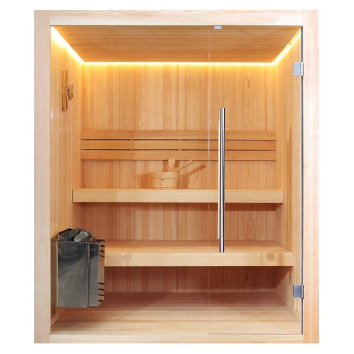 Finská sauna EAGO AWT B1802 borovice 180×180 9 kW Viking Bi-O