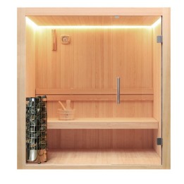 Finská sauna EAGO AWT E1803A borovice 180×120 6,8 kW Cilindro