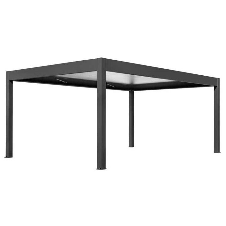Pergola EAGO AWT P8-4B extreme černobílá 4×6 m elektrická