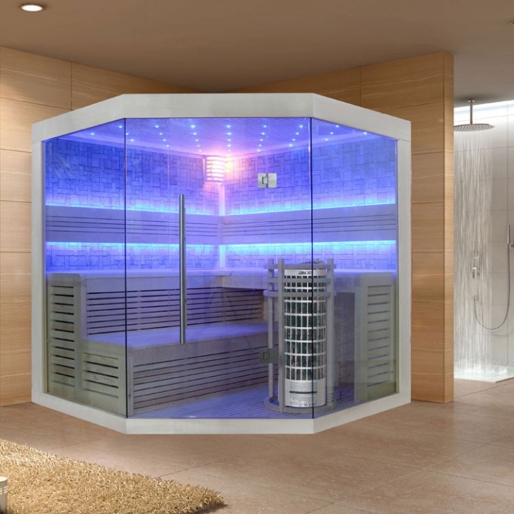 Luxusní finská sauna Bellagio E1211C 180x180x210