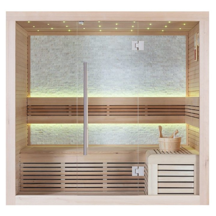 Finská sauna EAGO AWT E1106B hemlock 180×120 bez kamen