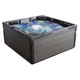 Venkovní vířivka EAGO AWT IN-403 eco CloudyBlack 200×200 šedá
