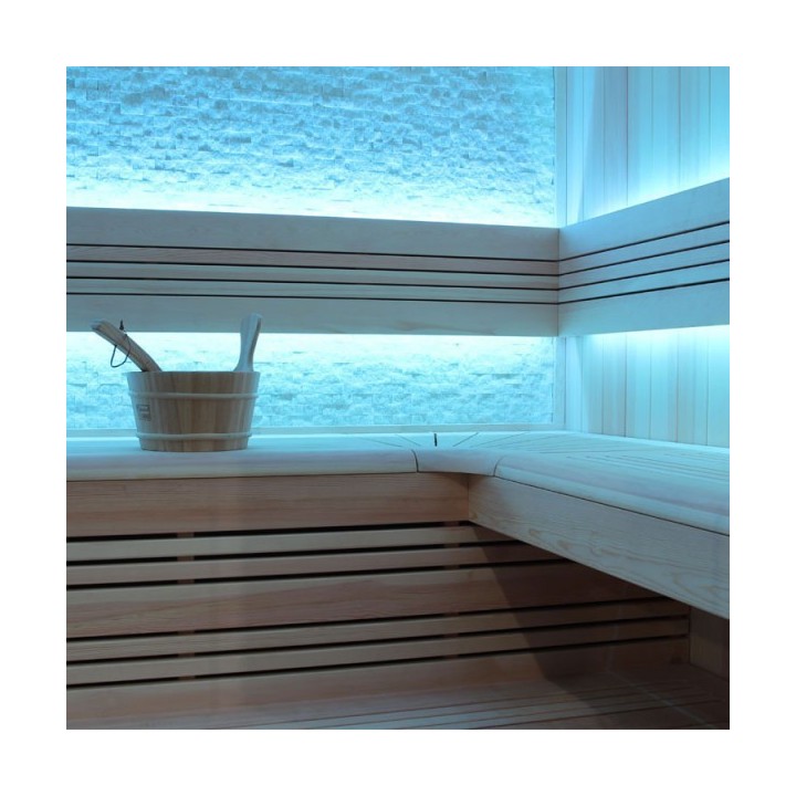 Luxusní finská sauna Bellagio E1247C Cilindro 180x180x216