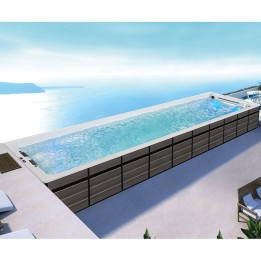 Swim SPA EAGO AWT Innovation 1200XL-T extreme bílý 1183×300 šedý