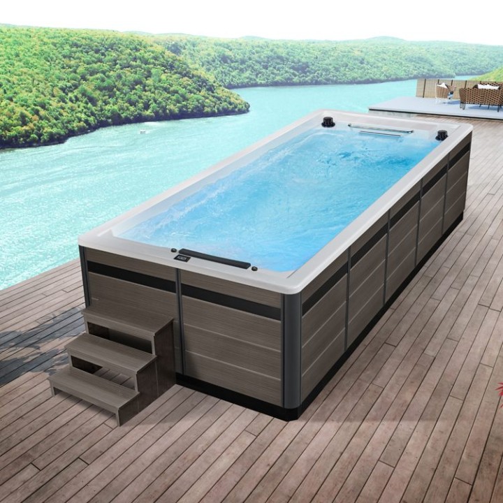 Swim SPA EAGO AWT Innovation 430 extreme bílý 430×230 šedý