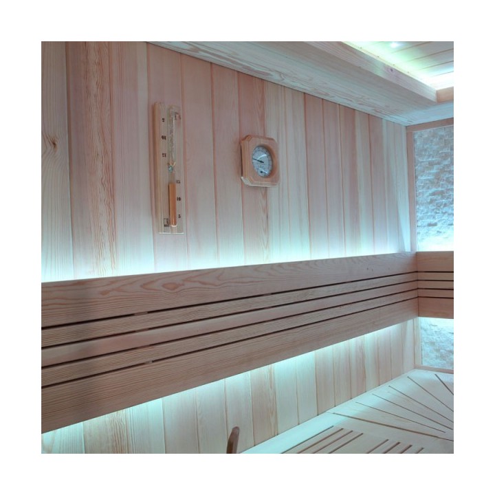 Luxusní finská sauna Bellagio E1246C Kiwi 180x180x216