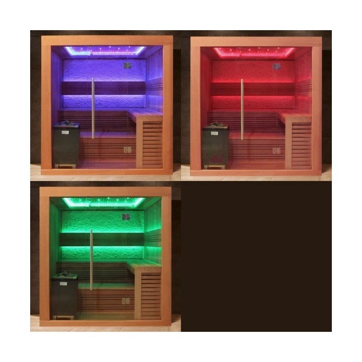Luxusní finská sauna Bellagio EOSPA E1241C Cubo 180x170x216