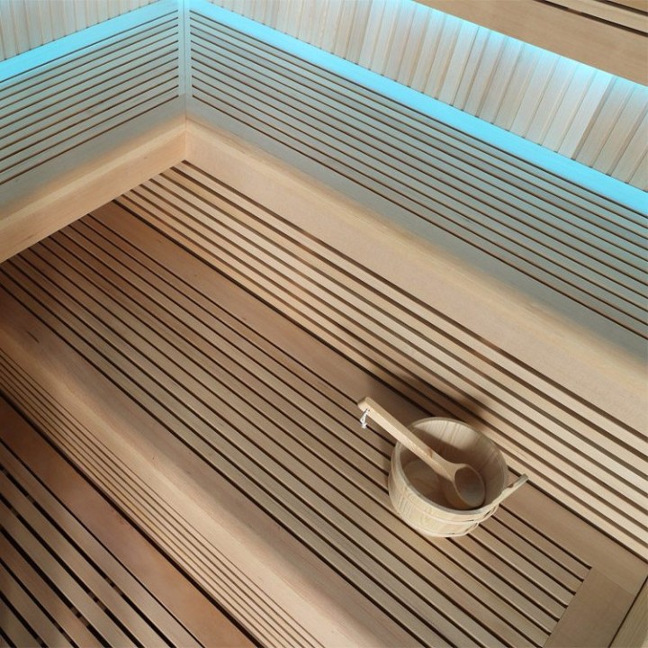 Finská sauna EAGO AWT E1112C hemlock 180×150 bez kamen