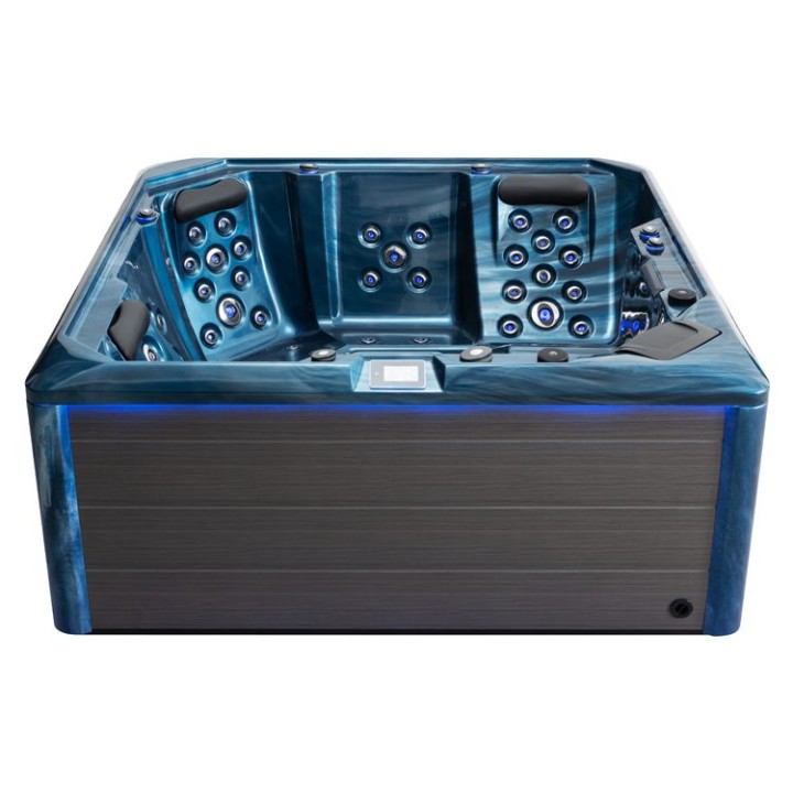 Venkovní vířivka EAGO AWT IN-701 premium OceanWave 212×212 šedá