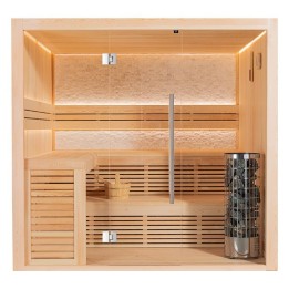 Finská sauna EAGO AWT E1812A borovice 220×200 9 kW Cilindro
