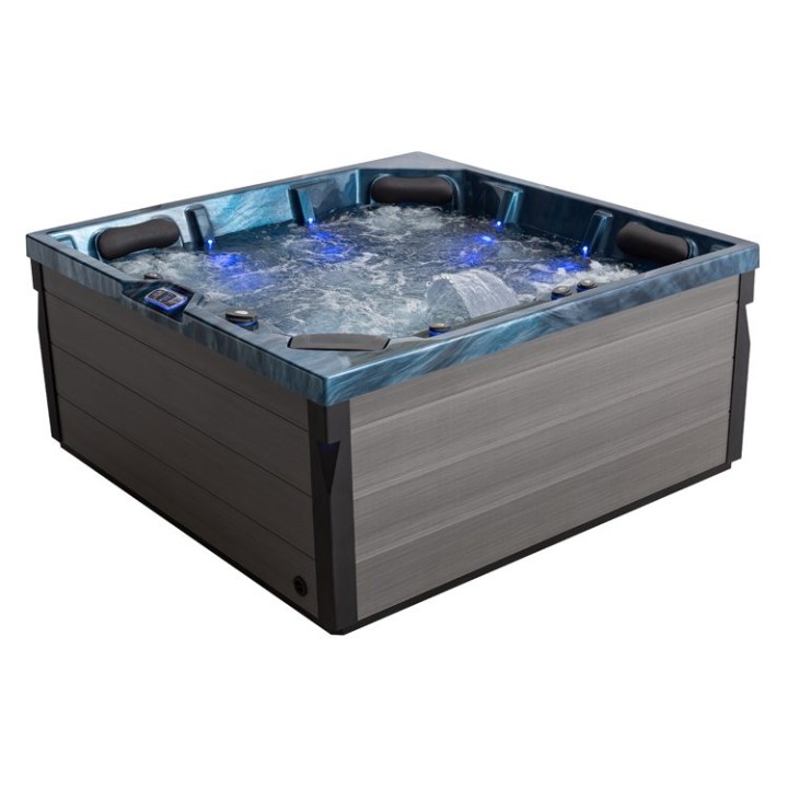 Venkovní vířivka EAGO AWT IN-403 eco OceanWave 200×200 šedá