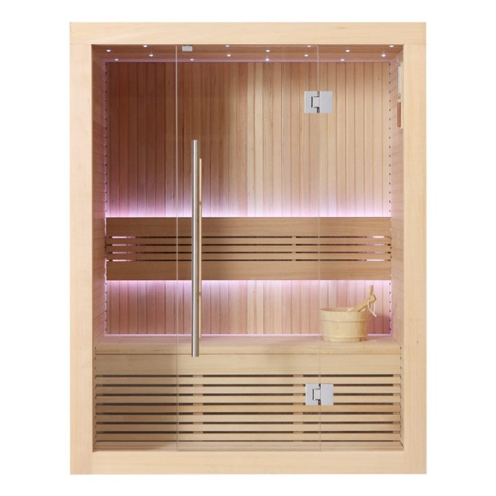 Finská sauna EAGO AWT E1113B hemlock 150×105 bez kamen