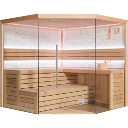 Finská sauna EAGO AWT E1601XL hemlock 250×250 bez kamen