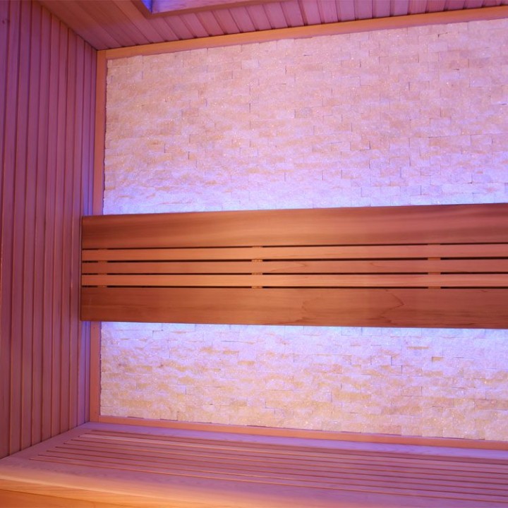 Finská sauna EAGO AWT E1244B červený cedr 180×150 9 kW Kivi