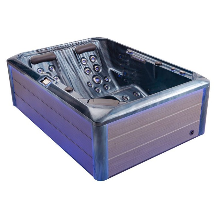 Venkovní vířivka EAGO AWT IN-704 premium OceanWave 220×160 šedá