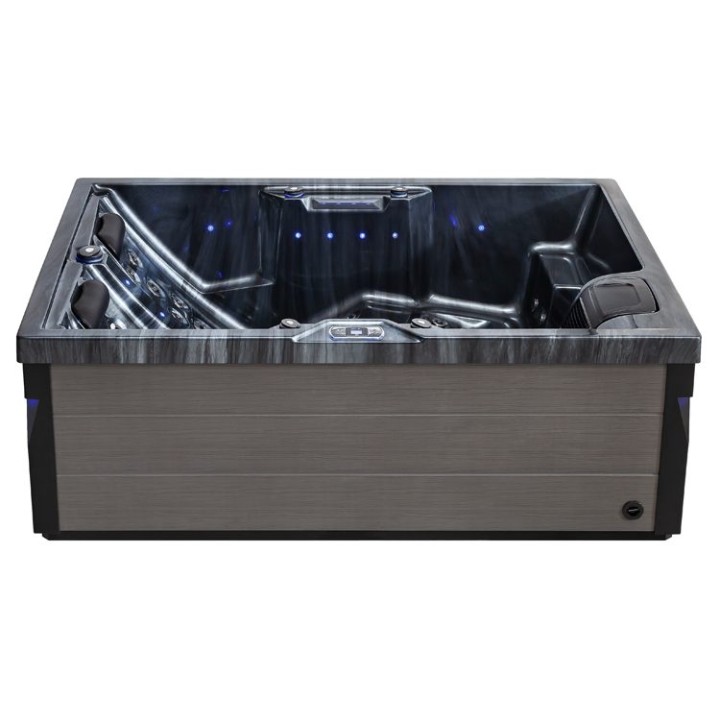 Venkovní vířivka EAGO AWT IN-405 eco CloudyBlack 220×160 šedá