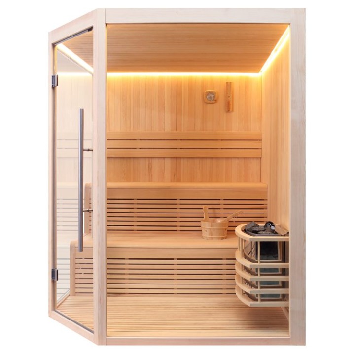 Finská sauna EAGO AWT E1801A borovice 180×180 9 kW Cilindro