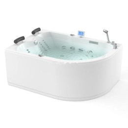 Vířivá vana Atlantic Gold | pro 2 osoby levá 170×120 cm vodní a vzduchová masáž