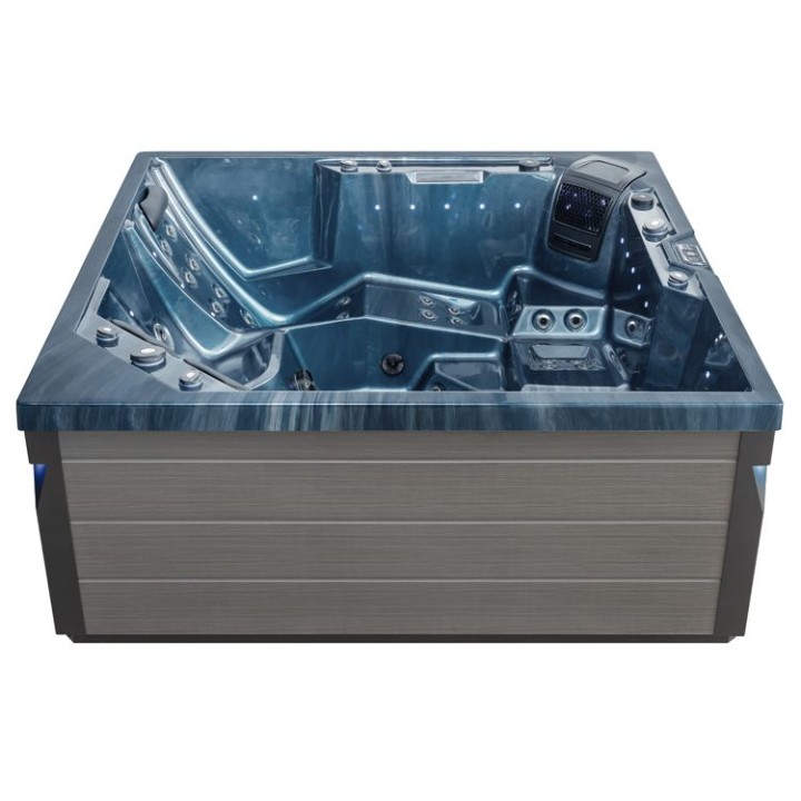 Venkovní vířivka EAGO AWT IN-404 premium OceanWave 225×225 šedá