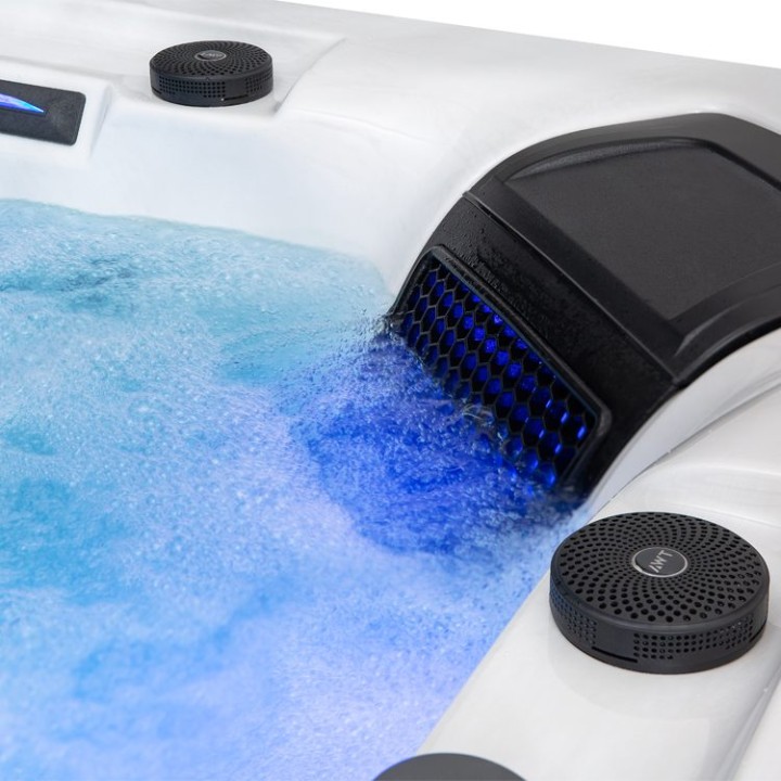 Venkovní vířivka EAGO AWT IN-406 premium OceanWave 225×185 šedá