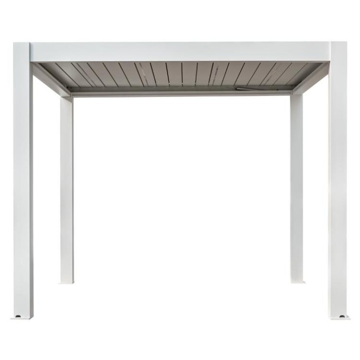 Pergola EAGO AWT P8-3A extreme bílá 3×3 m elektrická
