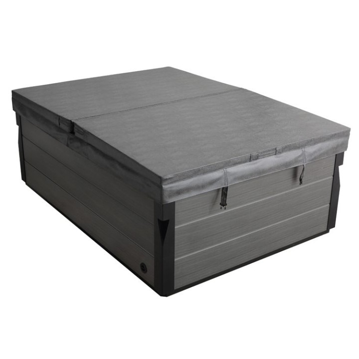 Venkovní vířivka EAGO AWT IN-405 eco CloudyBlack 220×160 šedá