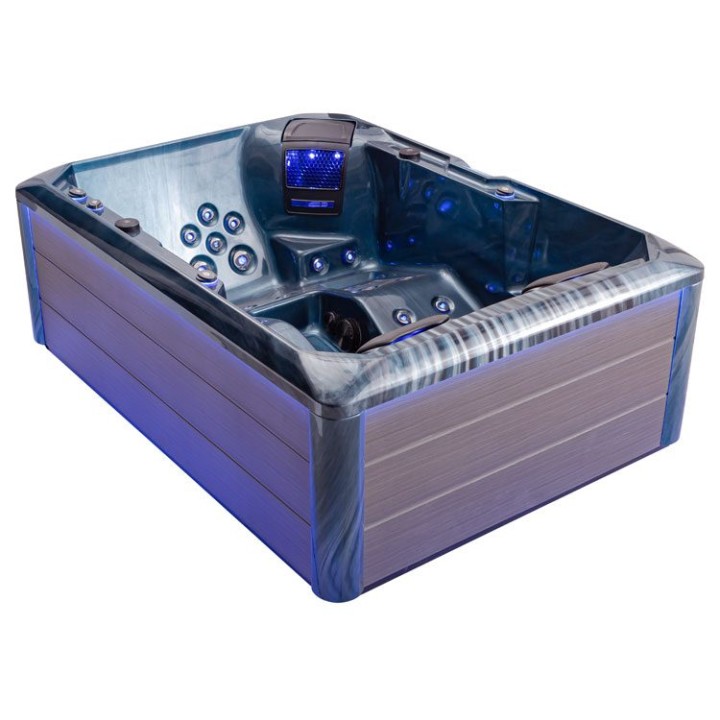 Venkovní vířivka EAGO AWT IN-704 extreme OceanWave 220×160 šedá