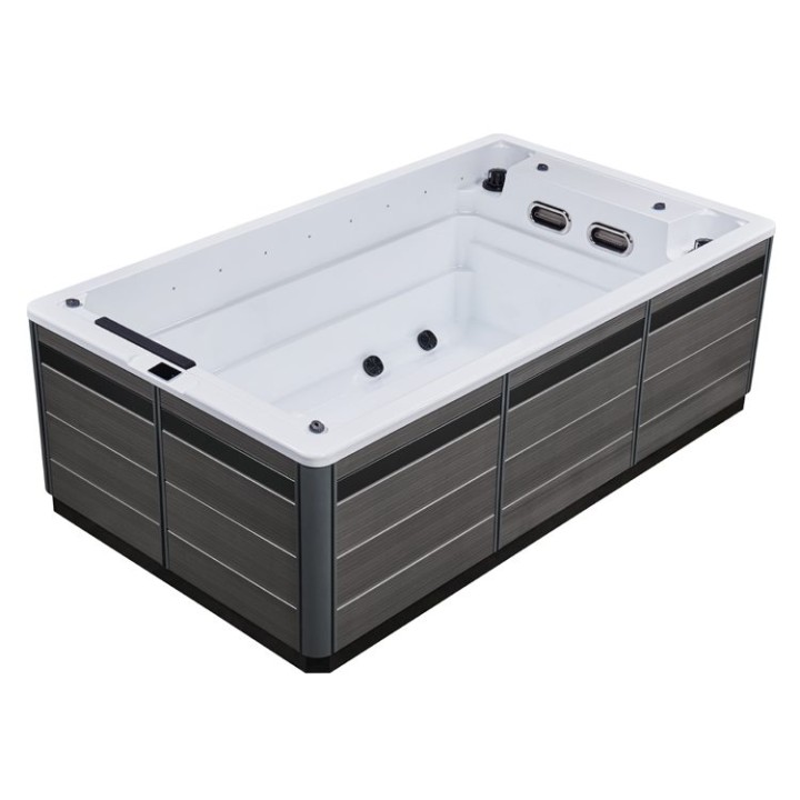 Swim SPA EAGO AWT Innovation 380 s tepelným čerpadlem bílý 380×220 šed