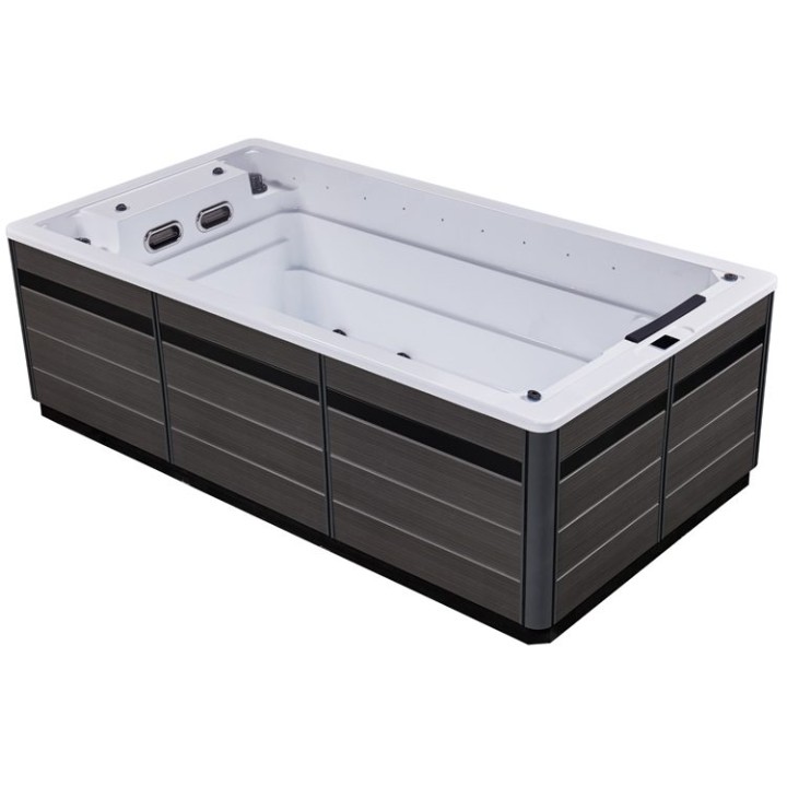 Swim SPA EAGO AWT Innovation 430 s tepelným čerpadlem bílý 430×230 šed