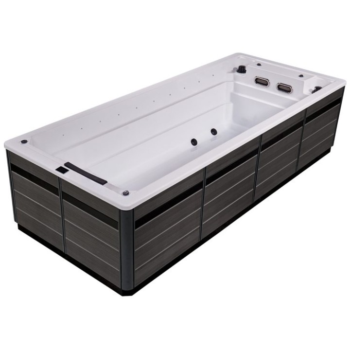 Swim SPA EAGO AWT Innovation 550 s tepelným čerpadlem bílý 550×230 šed