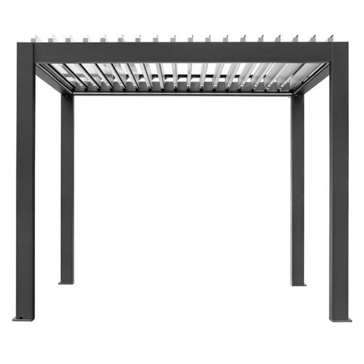 Pergola EAGO AWT P8-3A extreme černobílá 3×3 m elektrická