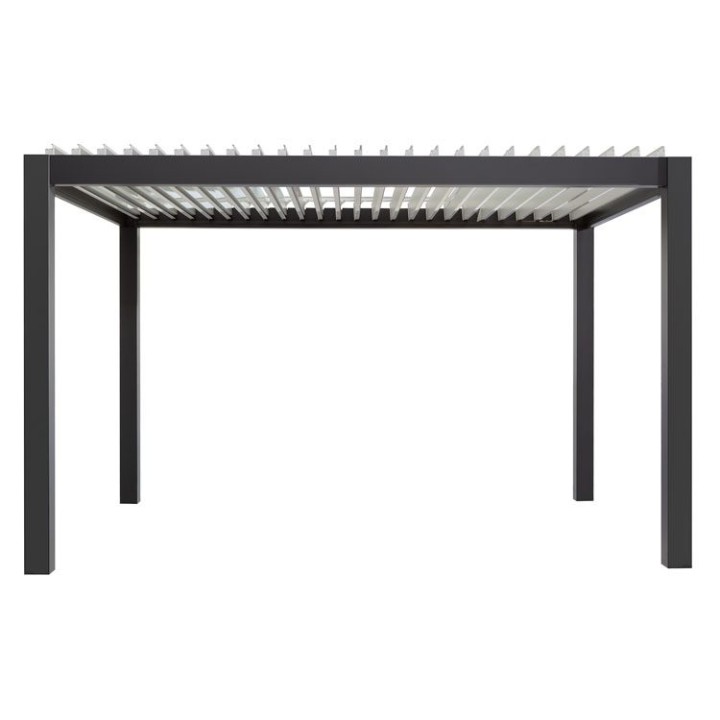 Pergola EAGO AWT P8-3B extreme černobílá 3×4 m elektrická