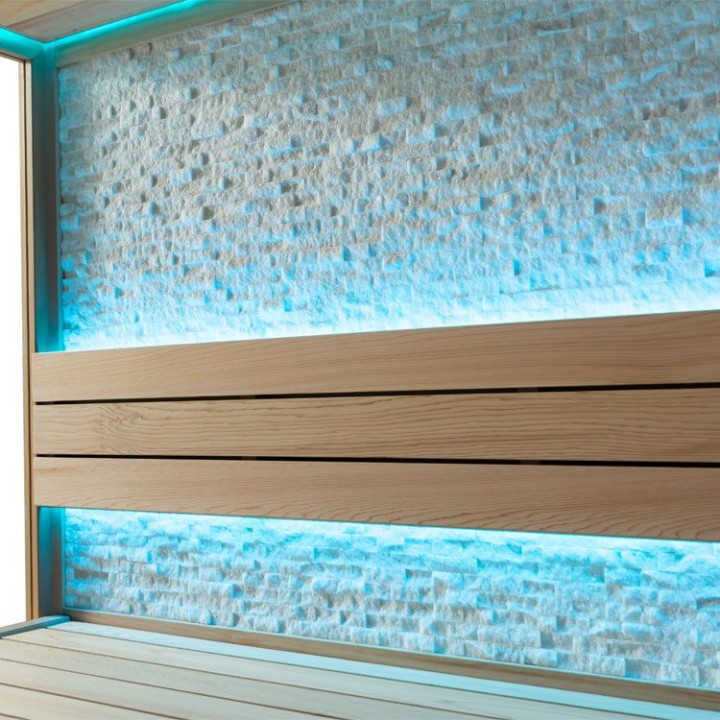 Finská sauna EAGO AWT B1601XL červený cedr 250×250 9 kW EOS Bi-O Cubo