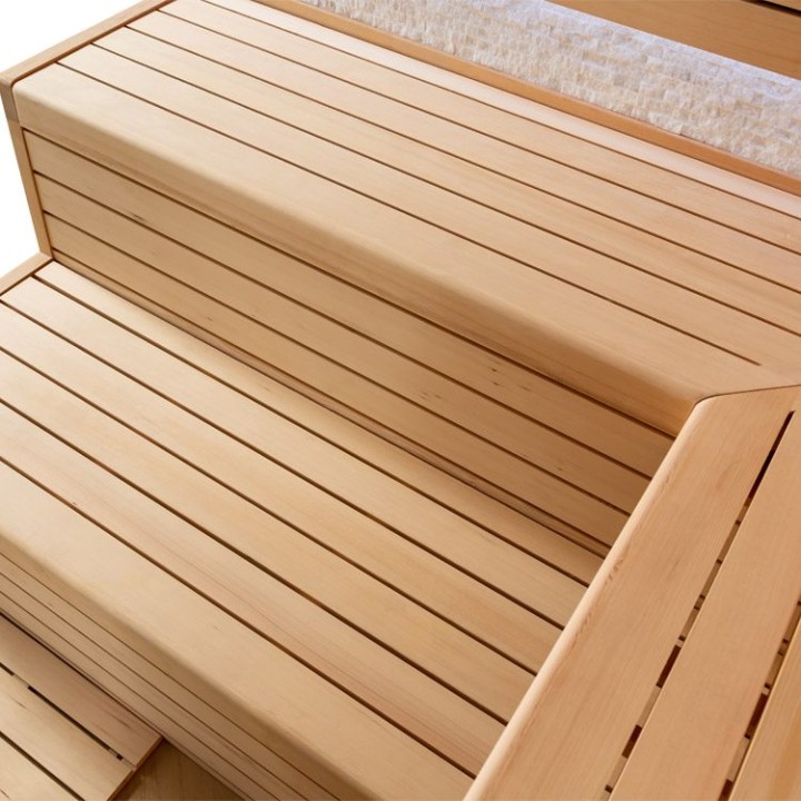 Finská sauna EAGO AWT E1601A hemlock 220×220 bez kamen