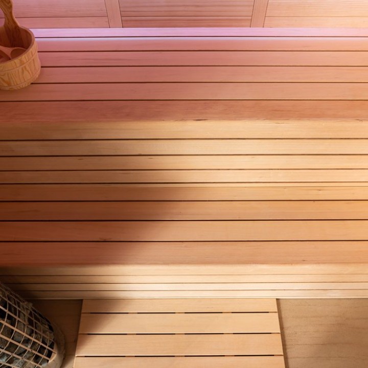 Finská sauna EAGO AWT E1614A hemlock 200×160 bez kamen