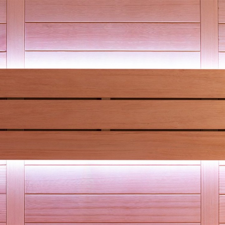 Finská sauna EAGO AWT E1614C hemlock 160×150 6,8 kW Cilindro