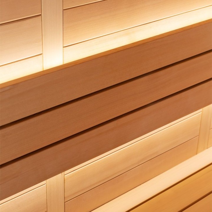 Finská sauna EAGO AWT E1622A hemlock 220×200 bez kamen