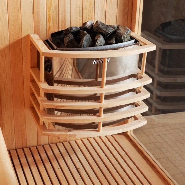 Finská sauna EAGO AWT E1806A borovice 220×220 bez kamen